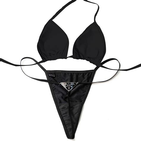 prada bikini swimwear|Prada bikini set.